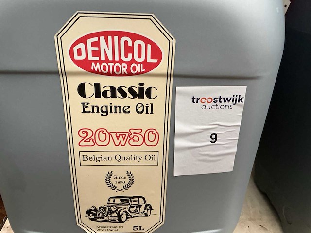 Denicol,classic 20w50 motorolie,inhoud 30 liter - afbeelding 2 van  2