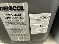 Denicol,diesel motorolie,sae 10w30,inhoud 30 liter - afbeelding 2 van  2