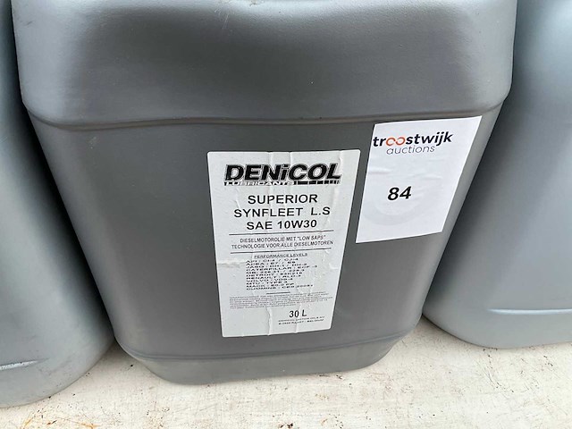 Denicol,diesel motorolie,sae 10w30,inhoud 30 liter - afbeelding 2 van  2