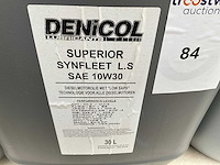 Denicol,diesel motorolie,sae 10w30,inhoud 30 liter - afbeelding 1 van  2