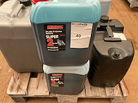 Denicol,inhoud 10 liter 2 takt mix motorolie (2x) - afbeelding 1 van  2