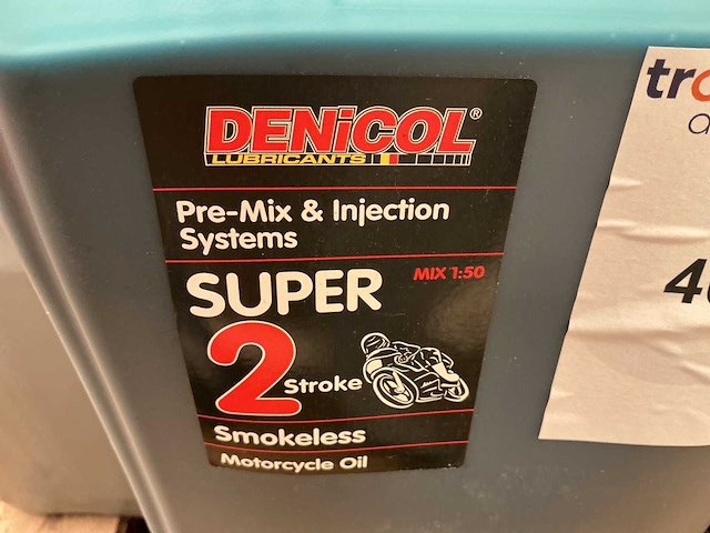 Denicol,inhoud 10 liter 2 takt mix motorolie (2x) - afbeelding 2 van  2