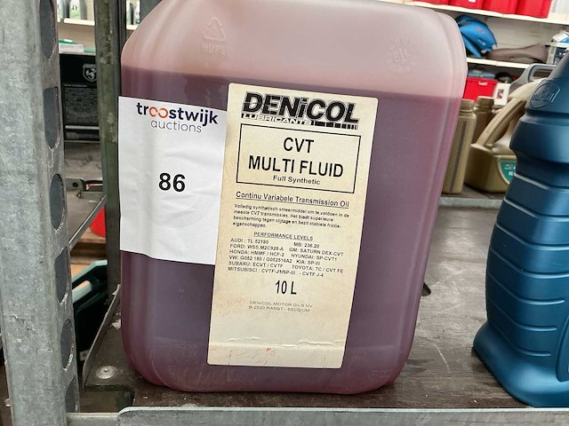 Denicol,inhoud 10 liter full synthetische transmissie olie - afbeelding 1 van  1