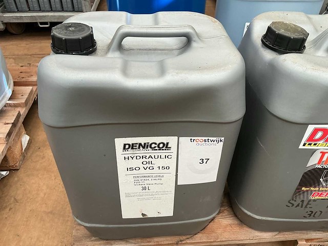 Denicol,inhoud 30 liter iso vg 150 hydrauliek olie - afbeelding 1 van  2