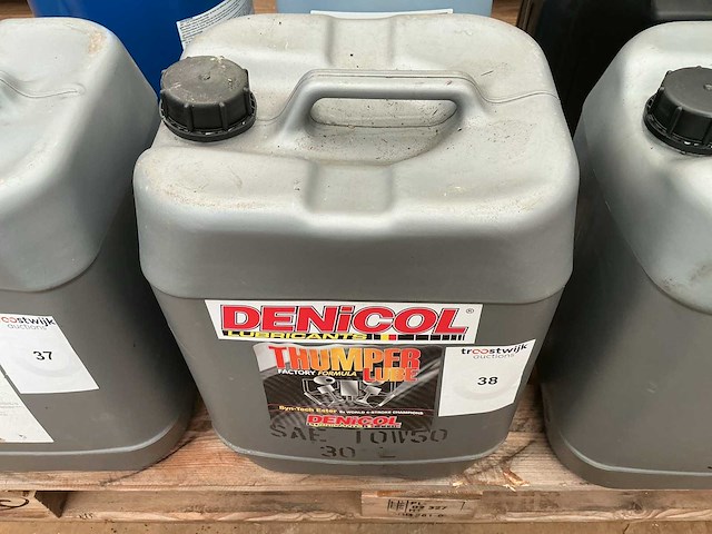 Denicol,inhoud 30 liter sae 10w50 synthetische 4 takt motorolie - afbeelding 1 van  2