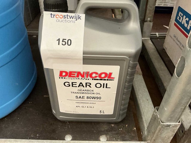 Denicol,inhoud 5 liter sae 80w90 transmissie olie - afbeelding 1 van  1