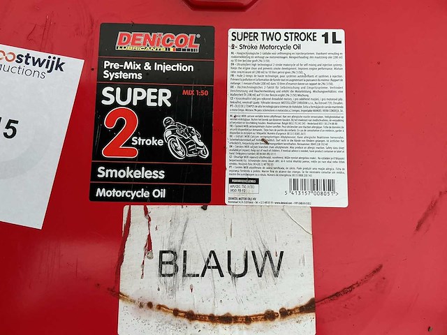 Denicol,inhoud 60 liter super 2 stroke smeermiddel - afbeelding 2 van  2