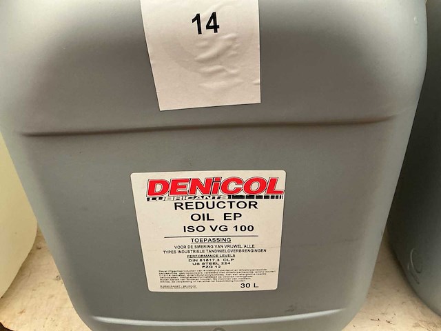 Denicol,reductor ep iso vg 100 tandwielolie,inhoud 30 liter - afbeelding 1 van  2