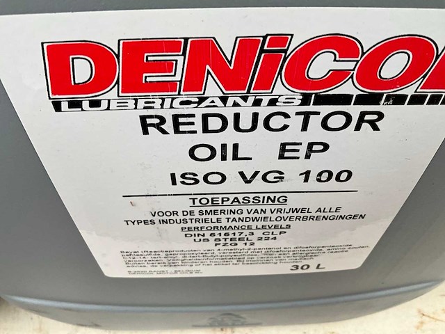 Denicol,reductor ep iso vg 100 tandwielolie,inhoud 30 liter - afbeelding 2 van  2