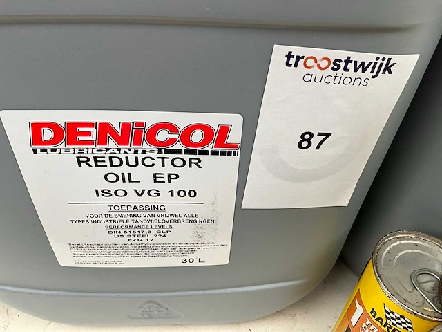 Denicol,reductor ep iso vg 100 tandwielolie,inhoud 30 liter - afbeelding 2 van  2
