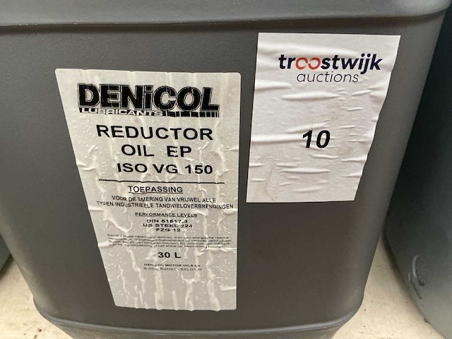 Denicol,reductor ep iso vg 150 tandwielolie,inhoud 30 liter - afbeelding 2 van  2