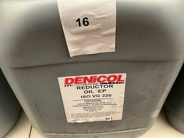 Denicol,reductor ep iso vg 220 tandwielolie,inhoud 30 liter - afbeelding 2 van  2