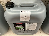 Denicol,sae 10w30,inhoud 30 liter semi synthetische motorolie