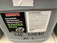 Denicol,sae 10w30,inhoud 30 liter semi synthetische motorolie - afbeelding 2 van  2