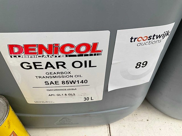 Denicol,transmissie olie,sae 85w140,inhoud 30 liter - afbeelding 2 van  2