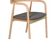 Dennis grey armstoel - afbeelding 1 van  5