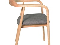 Dennis grey armstoel - afbeelding 2 van  5