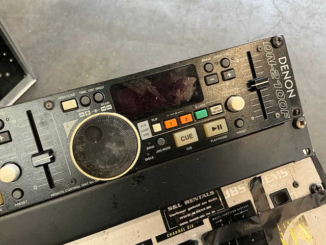 Denon dn-2100f mengpaneel + jb systems classic 6 + flightcase - afbeelding 7 van  11