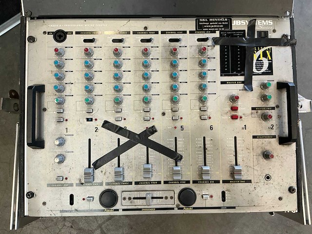 Denon dn-2100f mengpaneel + jb systems classic 6 + flightcase - afbeelding 8 van  11