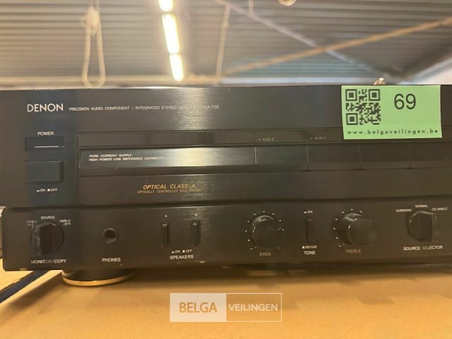 Denon stereo amplifier pma-720 - afbeelding 3 van  4