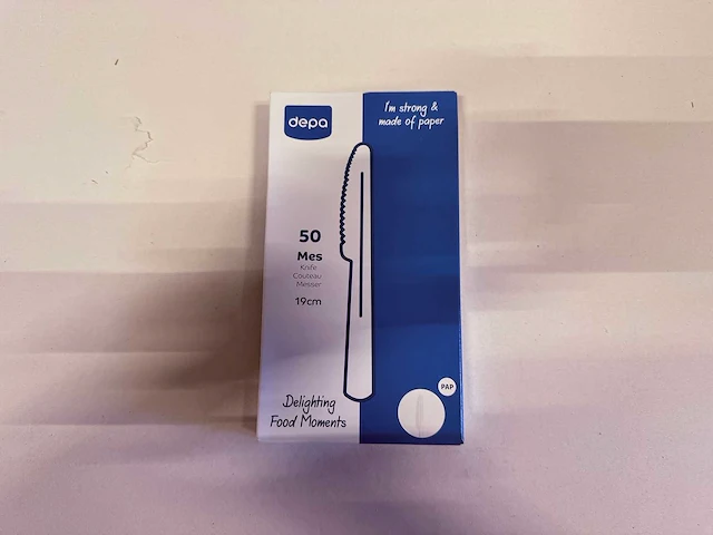 Depa - mes papier 19 cm - bestek (59000x) - afbeelding 2 van  6