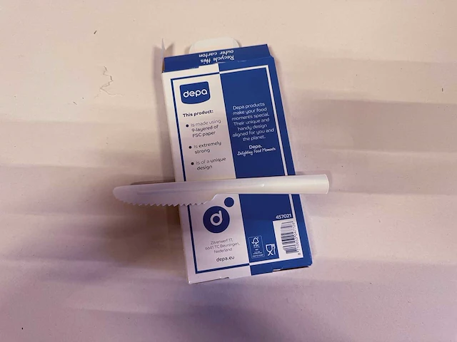 Depa - mes papier 19 cm - bestek (59000x) - afbeelding 3 van  6