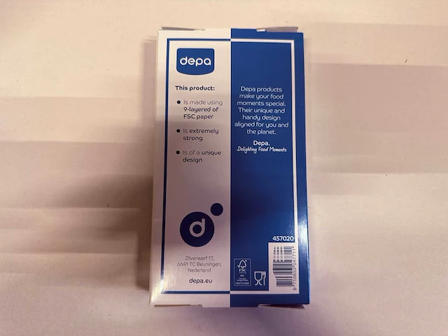 Depa - vork papier 18 cm - bestek (45000x) - afbeelding 2 van  5