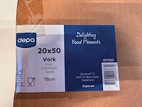 Depa - vork papier 18 cm - bestek (45000x) - afbeelding 4 van  5