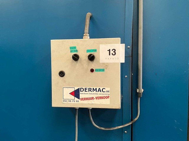 Dermac industriële verwarmingsinstallatie - afbeelding 3 van  4