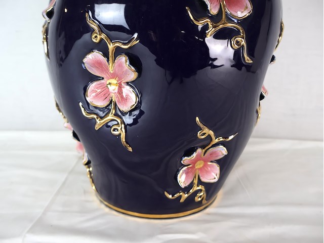 Deruta italy majolica pronkvaas - afbeelding 3 van  9