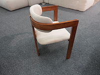 Design armstoel cognac pu-leder – set van 8 - afbeelding 7 van  9