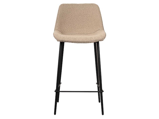 Design barkruk beige chenille (4x) - afbeelding 2 van  6