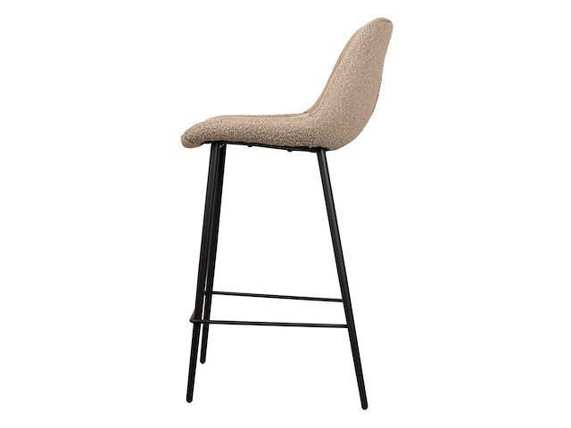 Design barkruk beige chenille (4x) - afbeelding 4 van  6