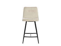 Design barkruk beige chenille (4x) - afbeelding 2 van  7