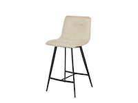 Design barkruk beige chenille (4x) - afbeelding 1 van  8