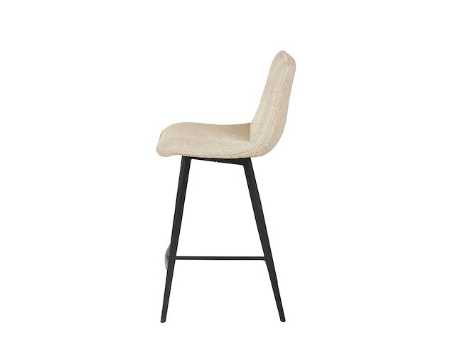 Design barkruk beige chenille (4x) - afbeelding 4 van  8