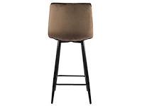 Design barkruk bruin velvet (4x) - afbeelding 3 van  4