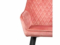 Design barkruk roos velvet (4x) - afbeelding 3 van  5