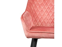 Design barkruk roos velvet (4x) - afbeelding 3 van  5