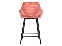 Design barkruk roos velvet (4x) - afbeelding 2 van  5