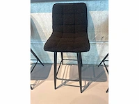 Design barkruk zwart teddy (4x) - afbeelding 4 van  4
