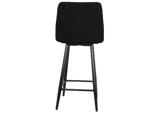 Design barkruk zwart teddy (4x) - afbeelding 2 van  3