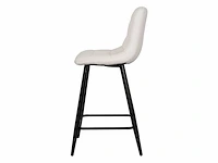 Design barstoelen wit teddy (4x) - afbeelding 3 van  5