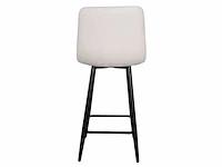Design barstoelen wit teddy (4x) - afbeelding 4 van  5