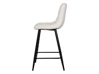 Design barstoelen wit teddy (4x) - afbeelding 3 van  4