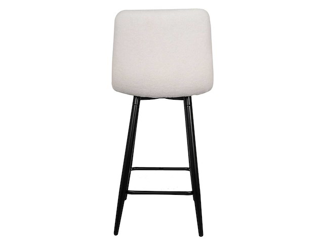 Design barstoelen wit teddy (4x) - afbeelding 4 van  5