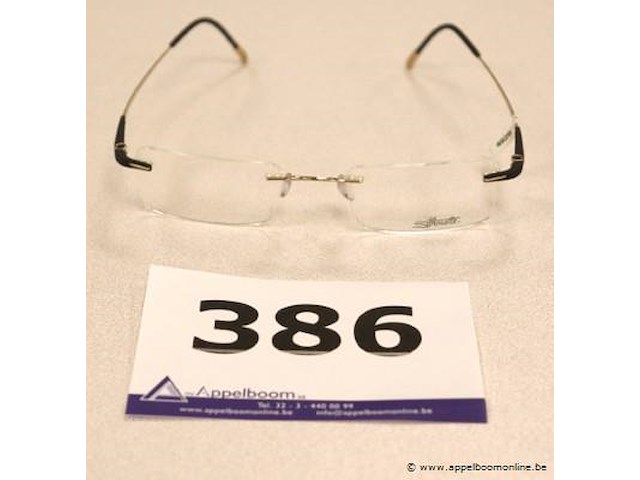 Design brilmontuur silhoutte - afbeelding 1 van  3