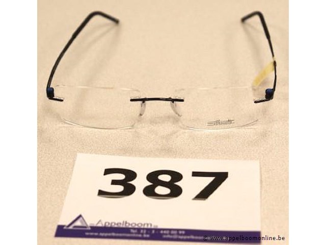 Design brilmontuur silhoutte - afbeelding 1 van  3