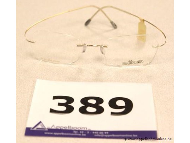 Design brilmontuur silhoutte - afbeelding 1 van  3