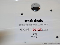 Design bubblebad essential hybrid wall 180x80 - afbeelding 3 van  3